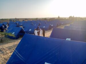 Tent Village for Flood affecties Thri Mirwah Sindh - September 2022